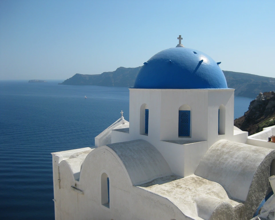 Греческий остров санторини