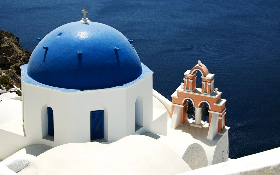 Греческий остров санторини