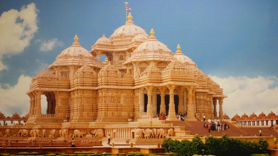 Храм акшардхам в индии