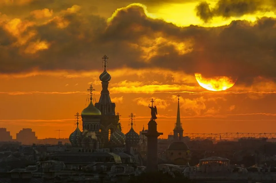 Санкт петербург соборы рассвет