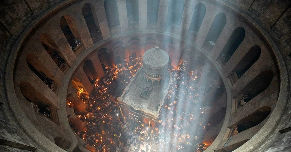 Сошествие благодатного огня в иерусалиме
