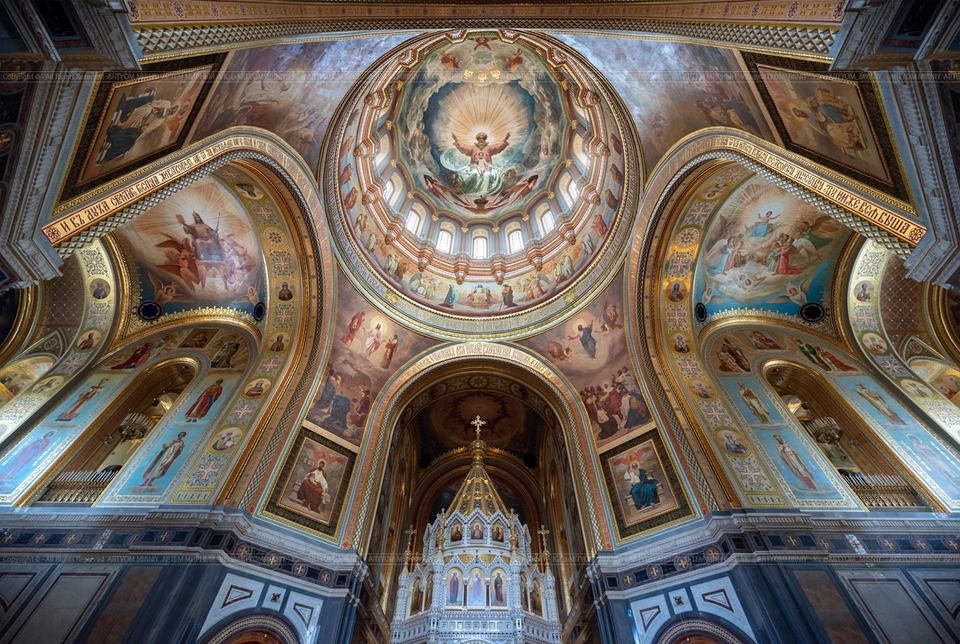 Купол храма христа спасителя в москве