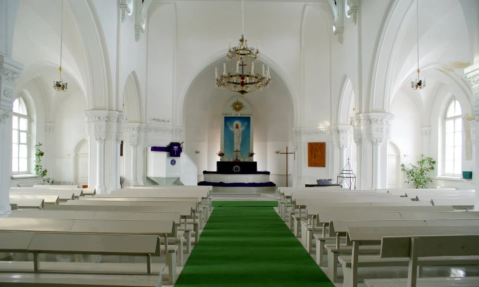 Евангелическо-лютеранской евангелическо-лютеранская церковь внутри