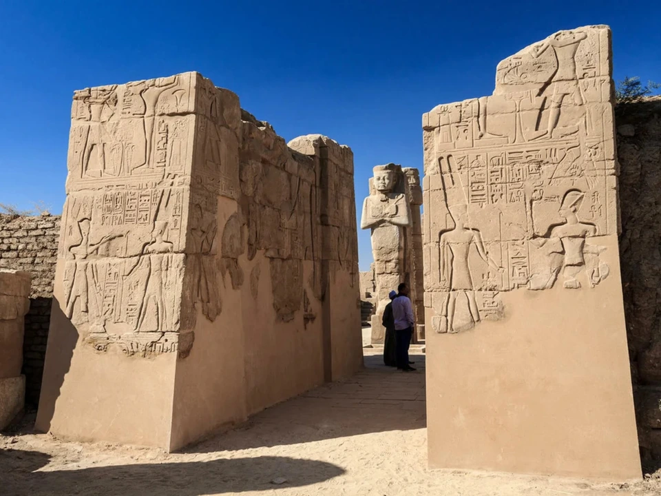 Храм в луксоре египет