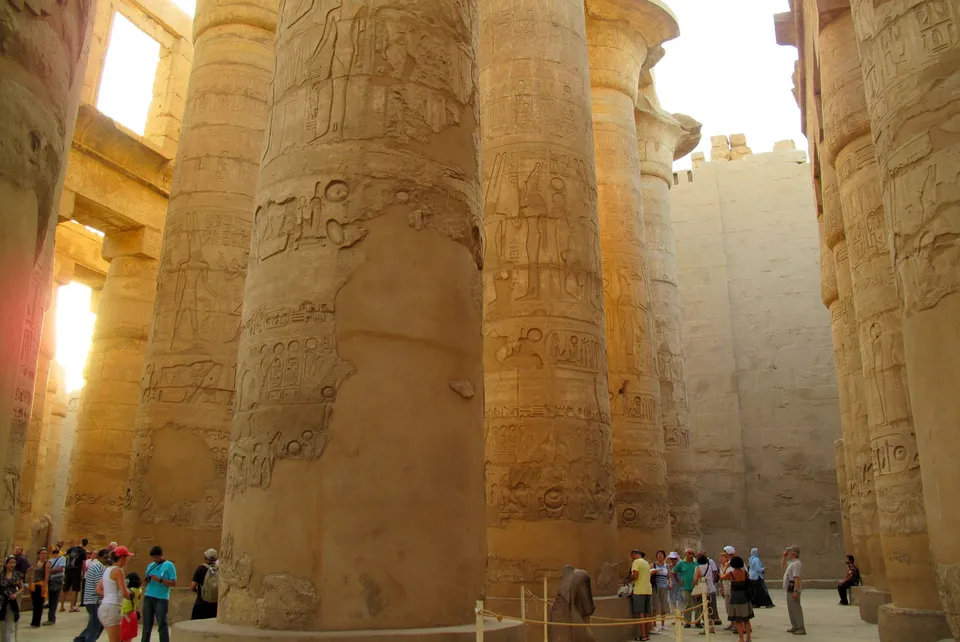 Храм в карнаке египет колонны