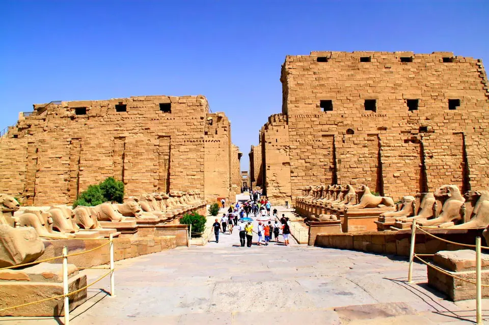 Храм в карнаке египет