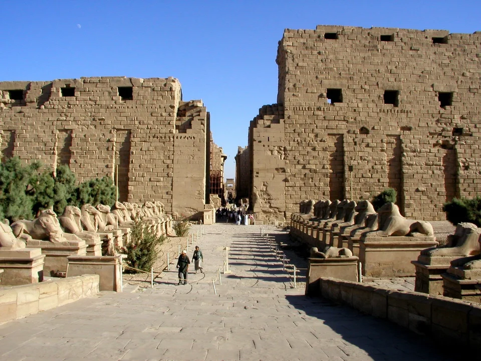 Храм в луксоре египет