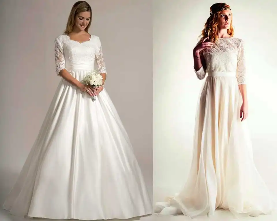 Свадебное платье стильное