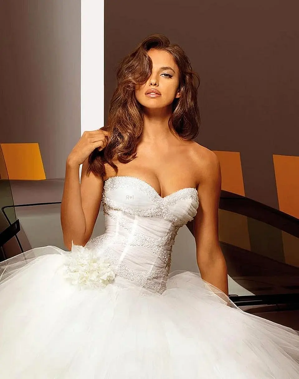 Свадебное платье красивое