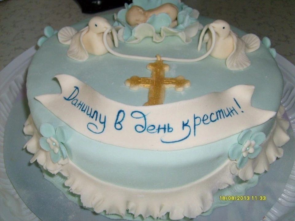 Торт крещение