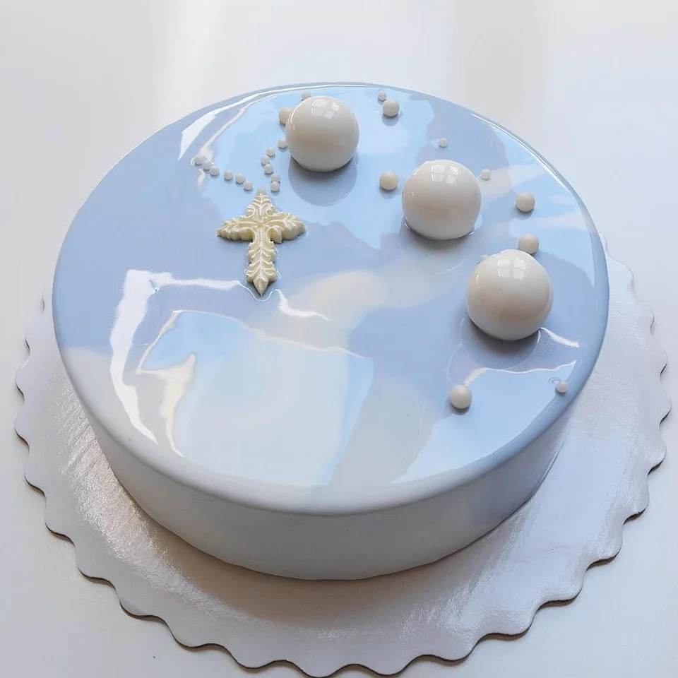 Муссовый торт на крещение
