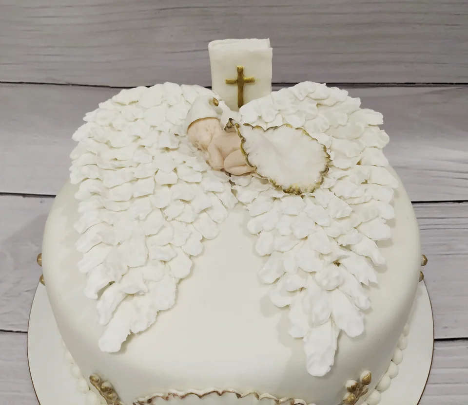 Торт таинство крещения