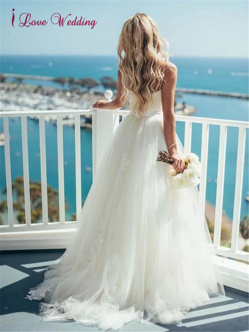 Свадебное платье для моря
