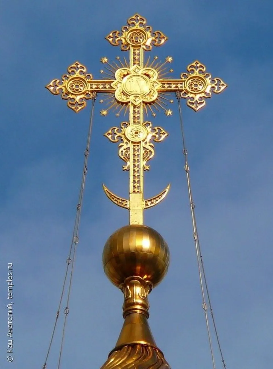 крест на храме христа спасителя