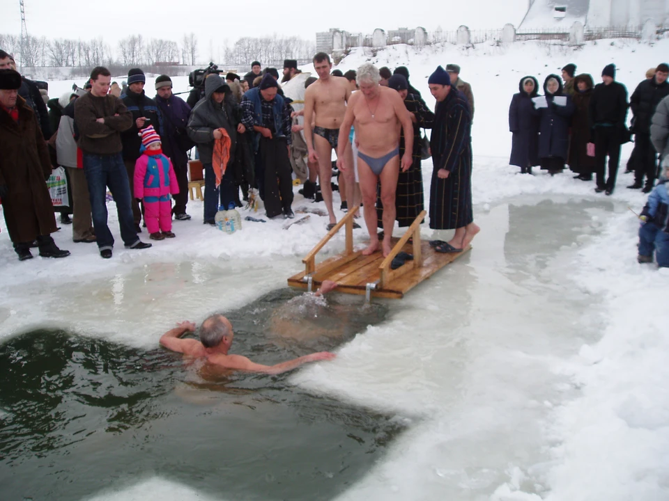 Крещение курган купание