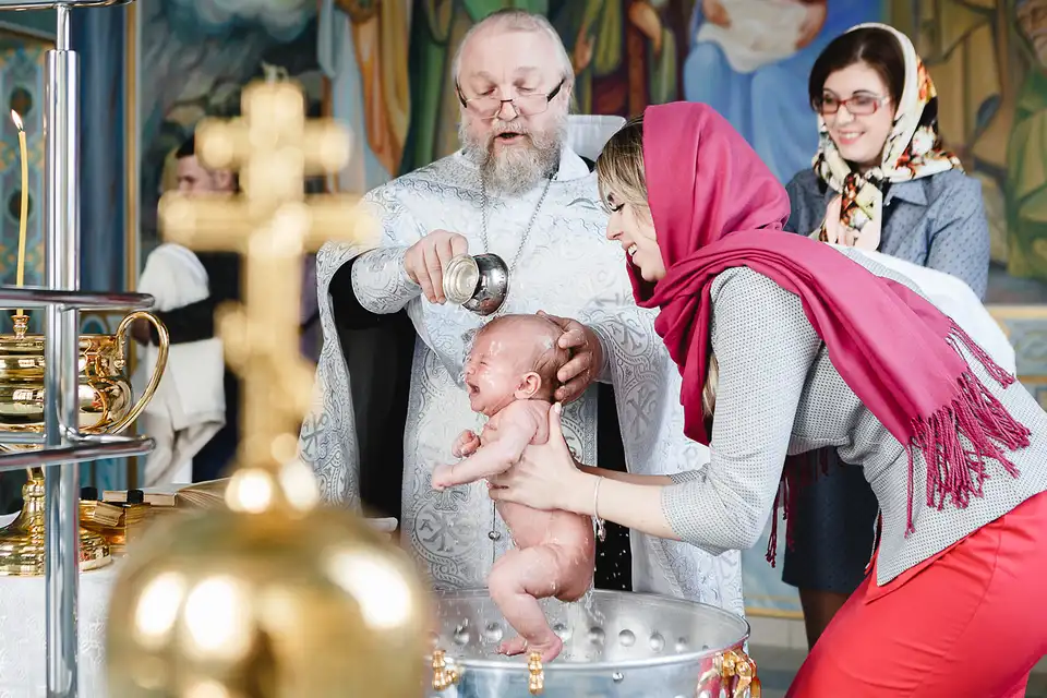 Донской монастырь крещение ребенка