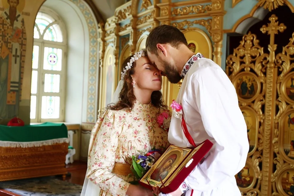 Венчание в русском стиле