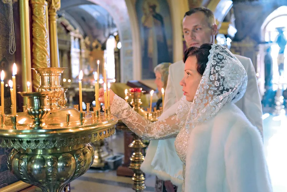 Венчание в православной церкви