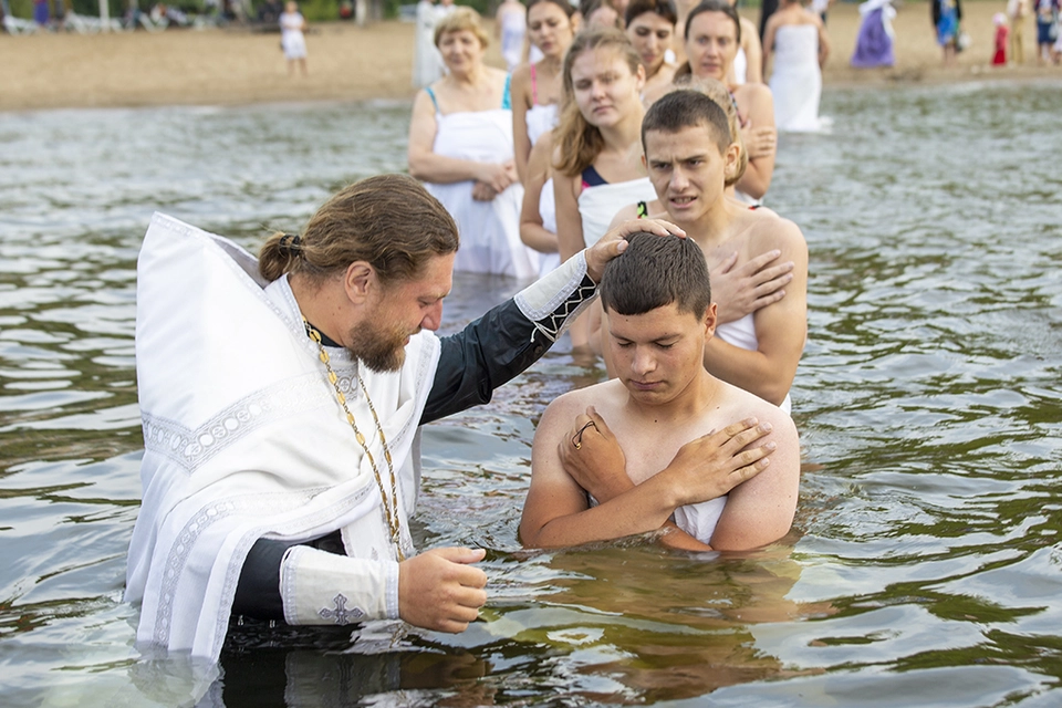 Крещение в море