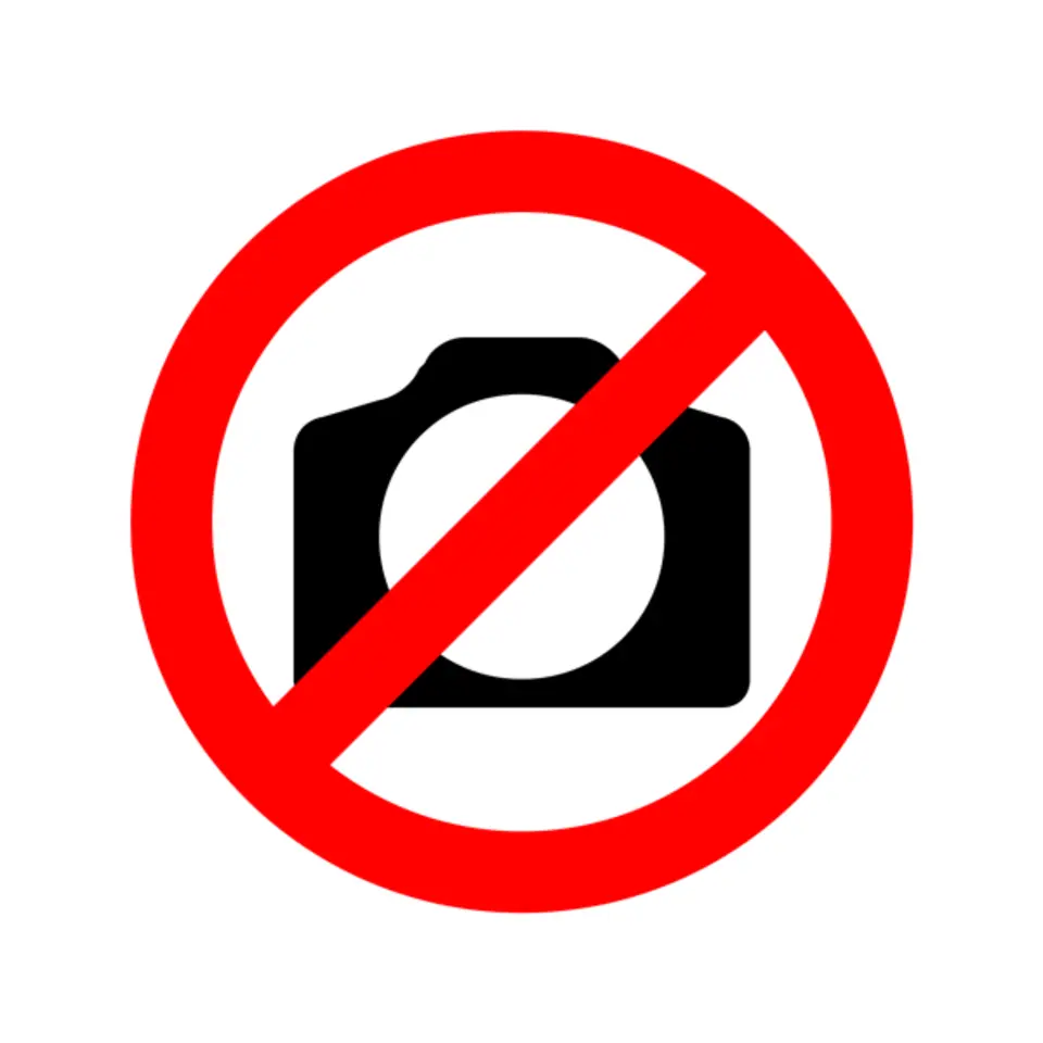 Знак фотографировать запрещено