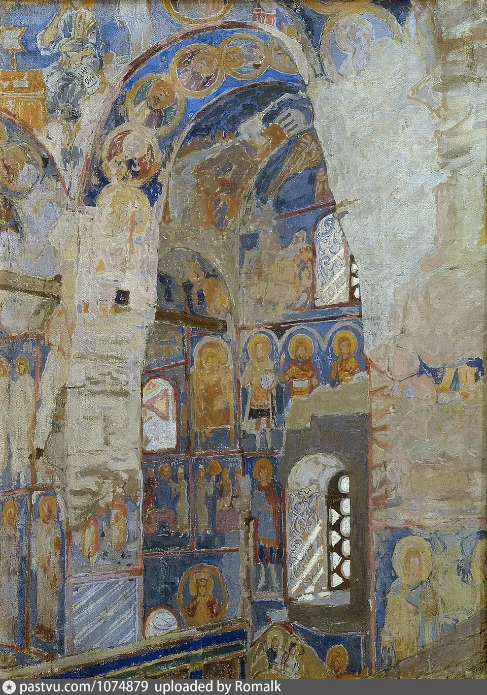 Спасо-преображенский собор мирожского монастыря фрески