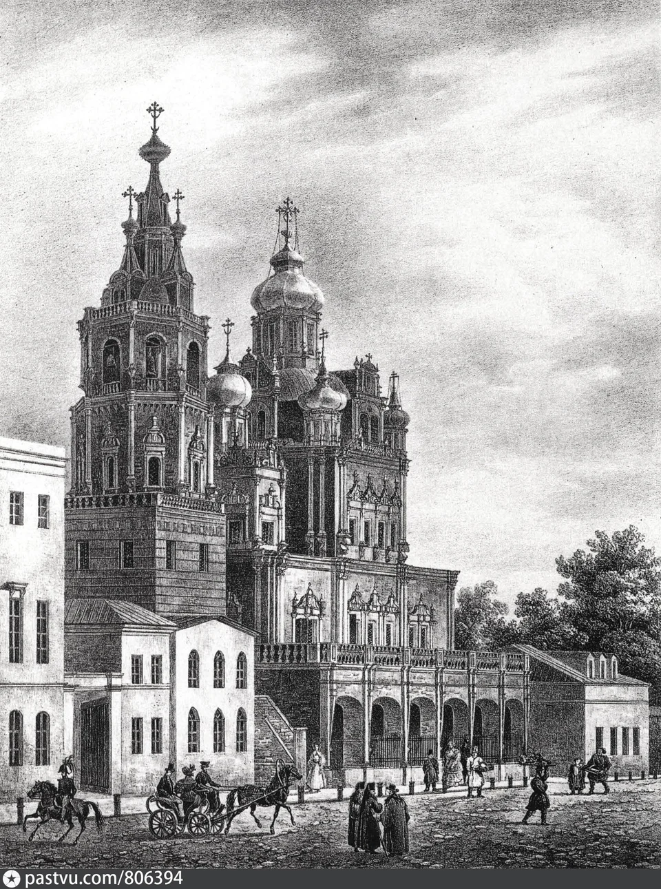 Успенская церковь на покровке, архитектор п. потапов.
