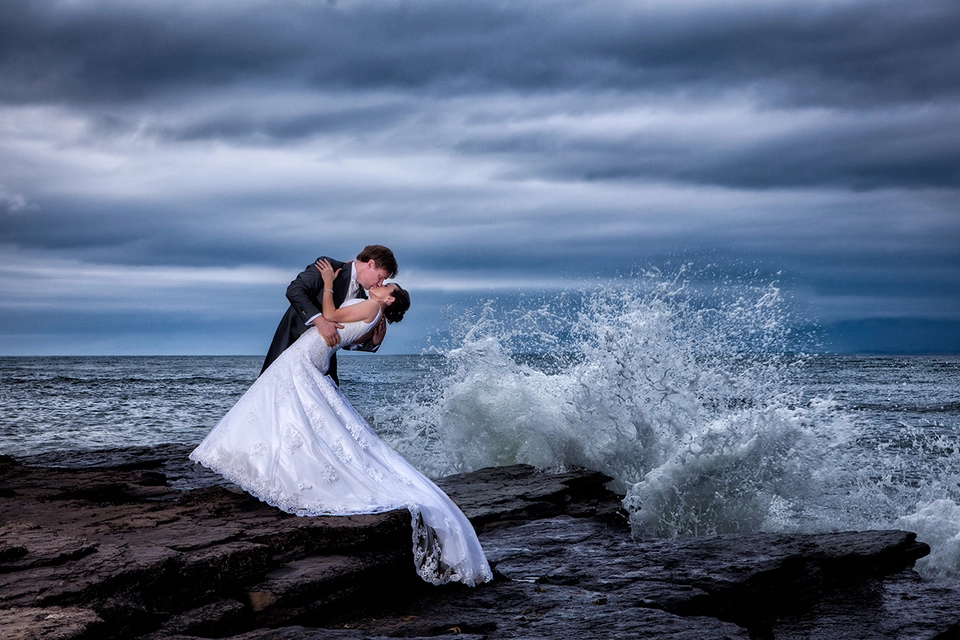 Свадебная фотосессия на море