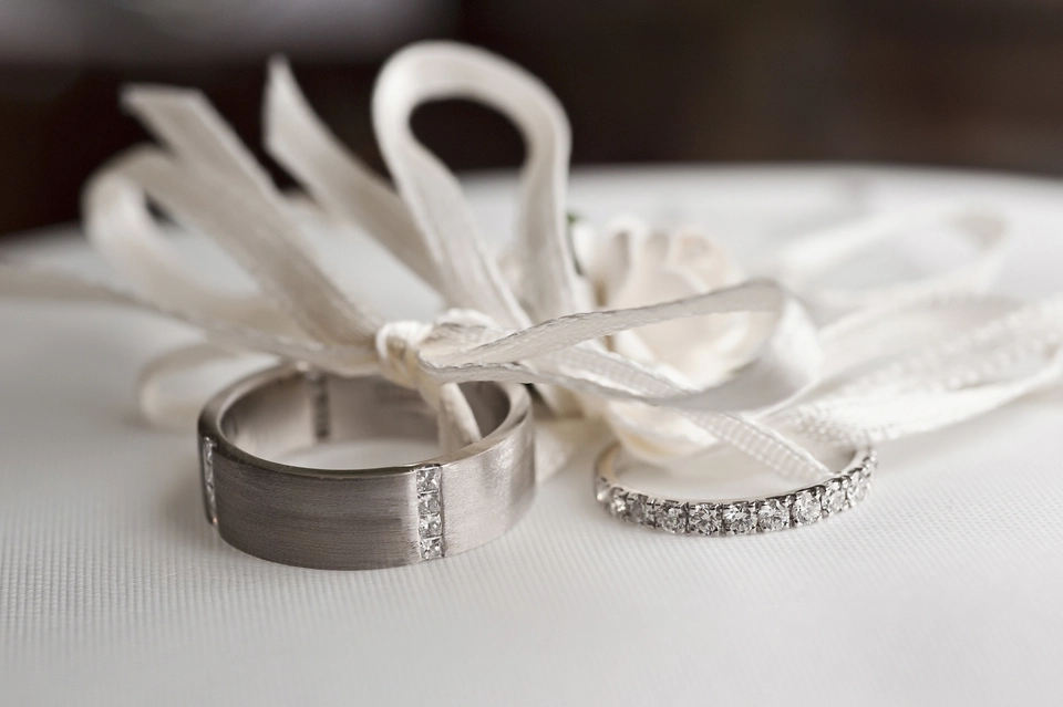 Свадебные кольца серебро