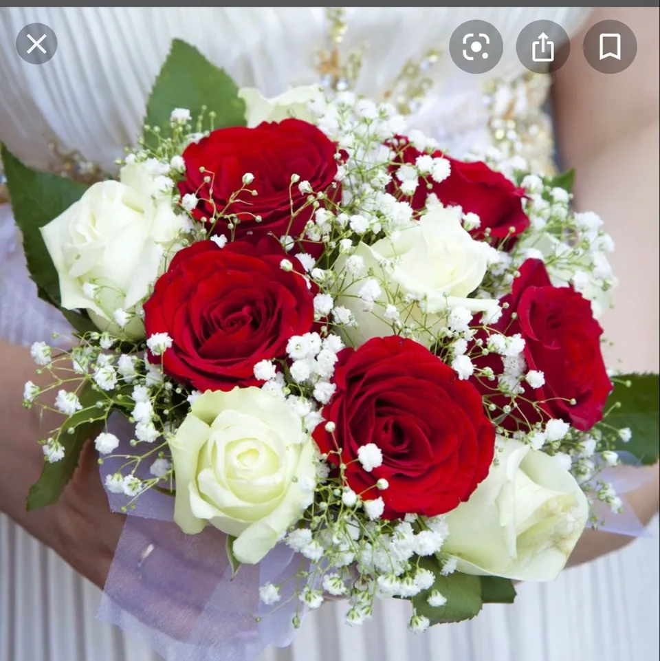 Букет цветов свадебный
