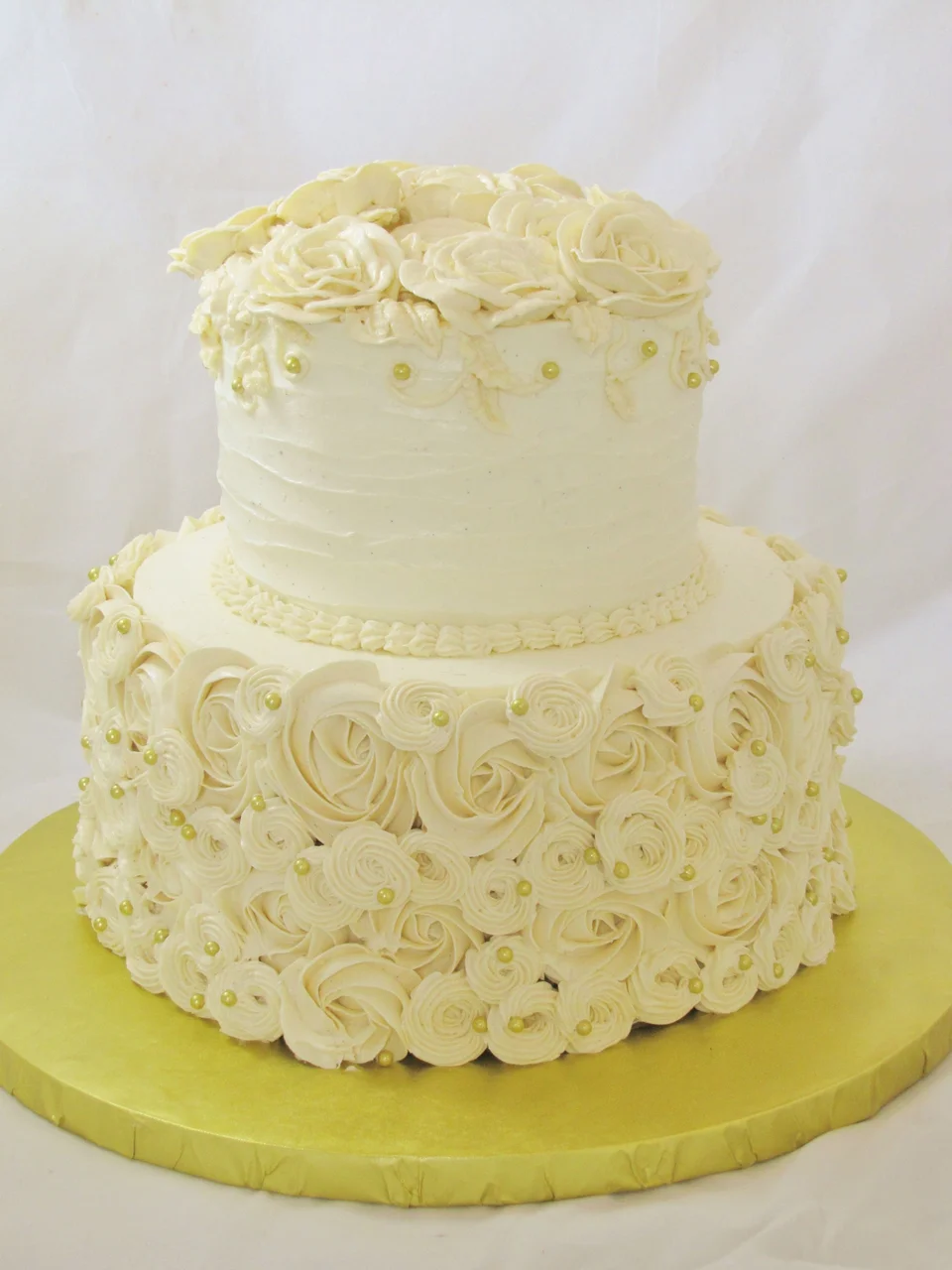 Свадебный торт из крема