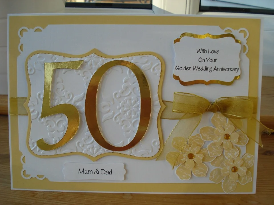 Постер на юбилей золотой свадьбы