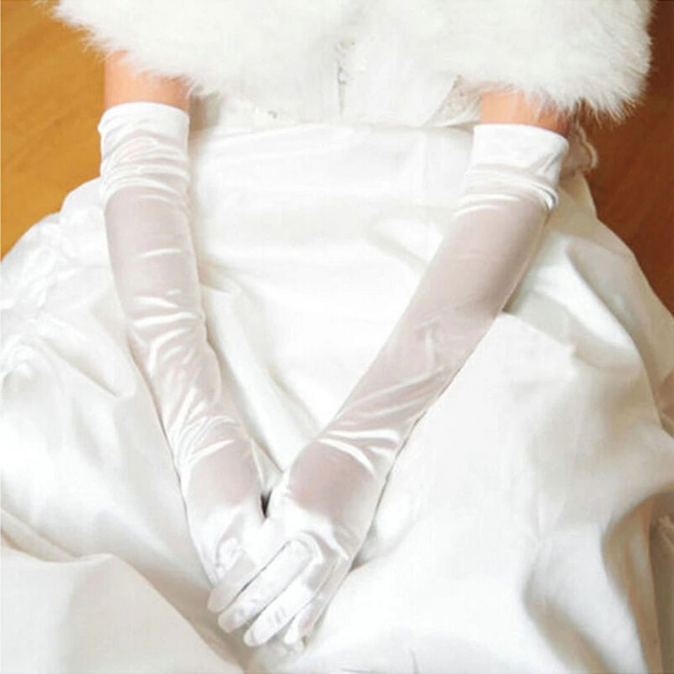 Свадебные перчатки длинные