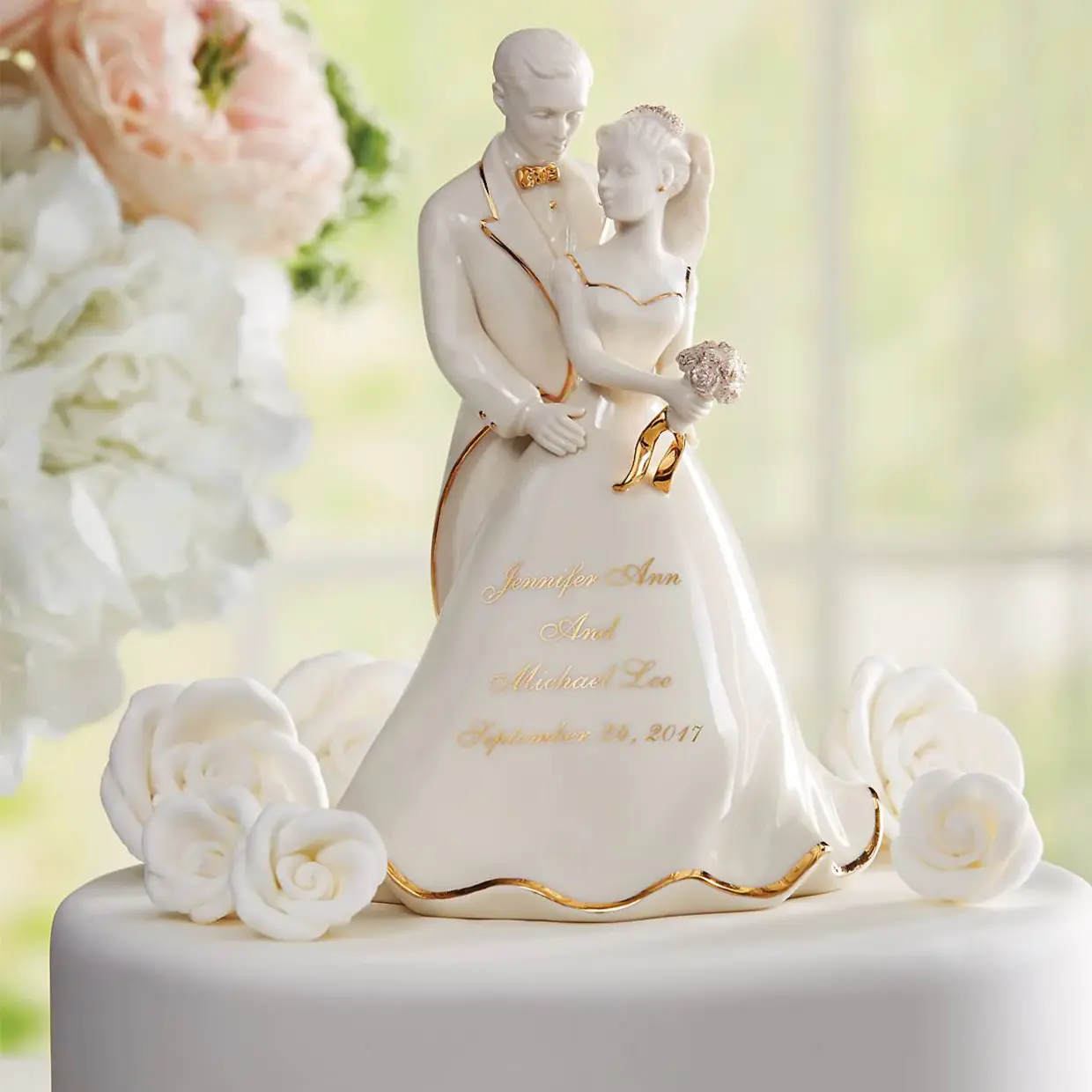 Фарфоровая свадьба торт