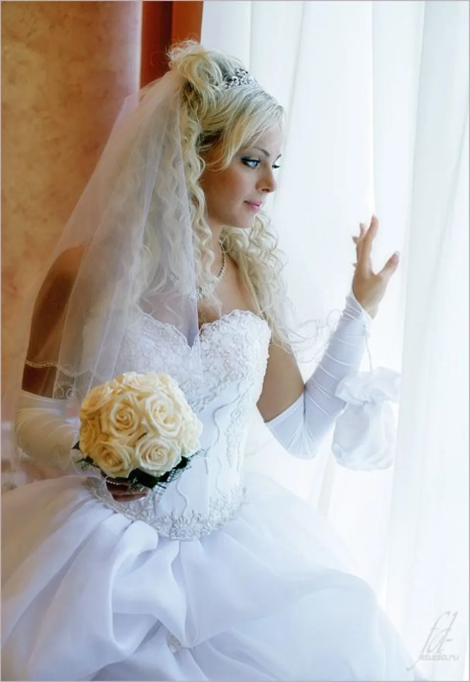 Красивая невеста