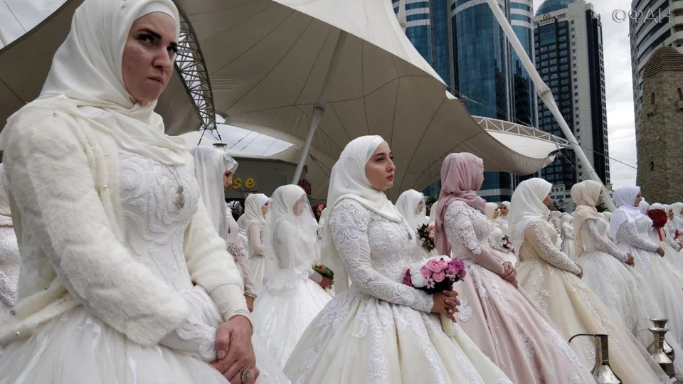 Чеченское свадебное платье
