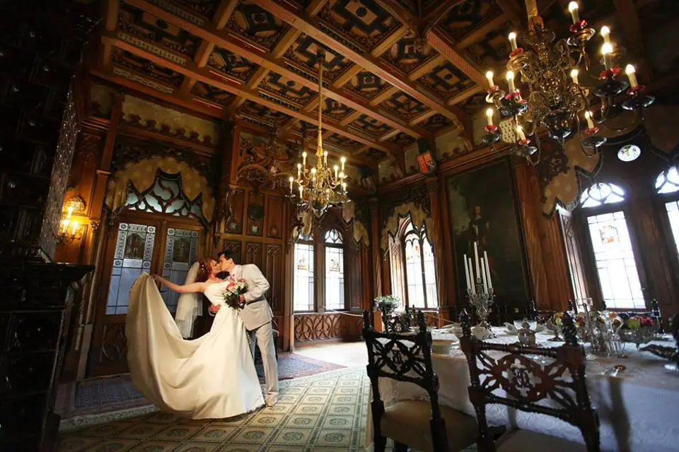 Свадьба в чехии в замке