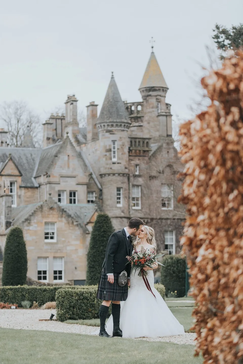 Свадьба в замке шотландии