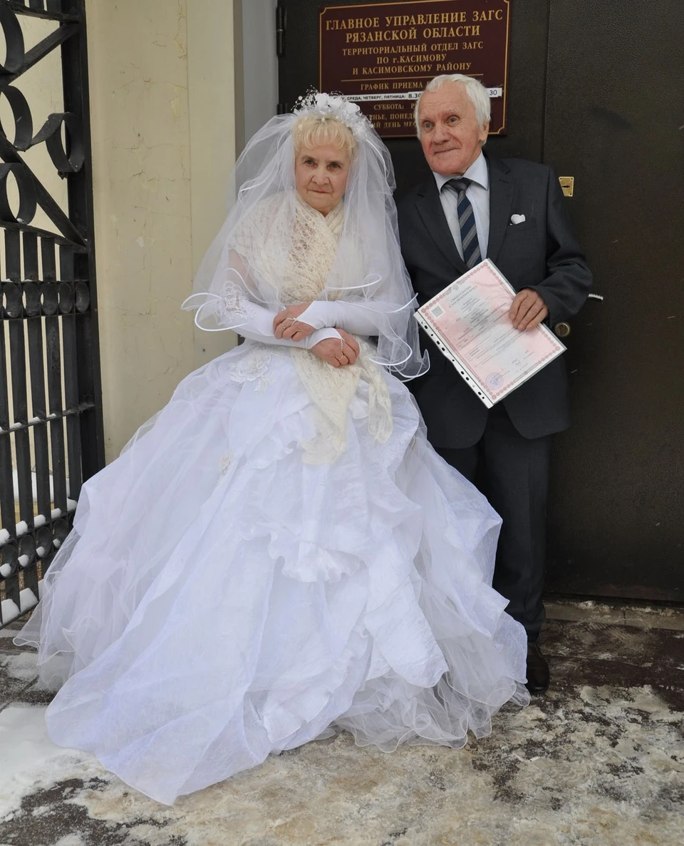 Свадебное платье для пожилой невесты