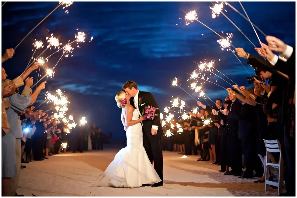 Большие бенгальские огни на свадьбу