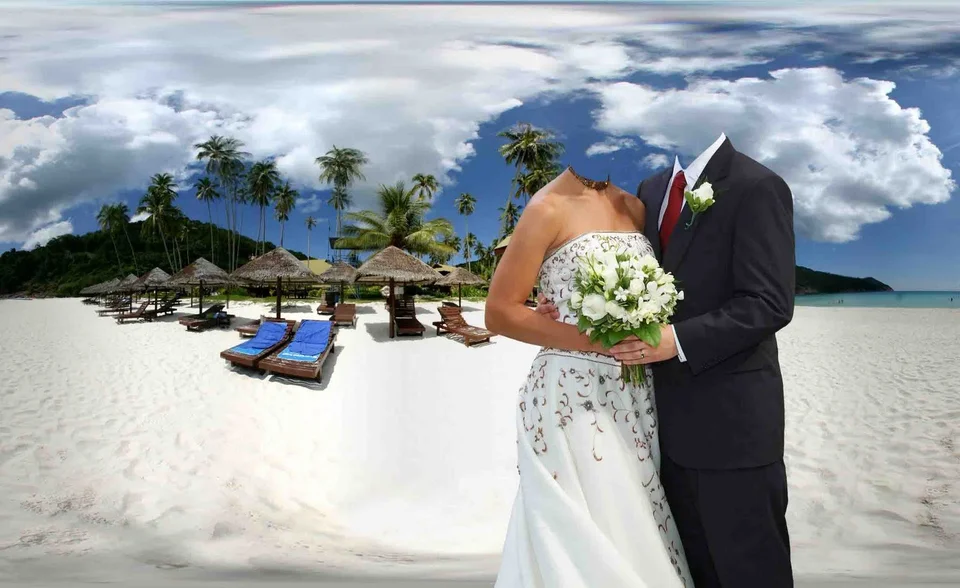 Жених и невеста для фотошопа