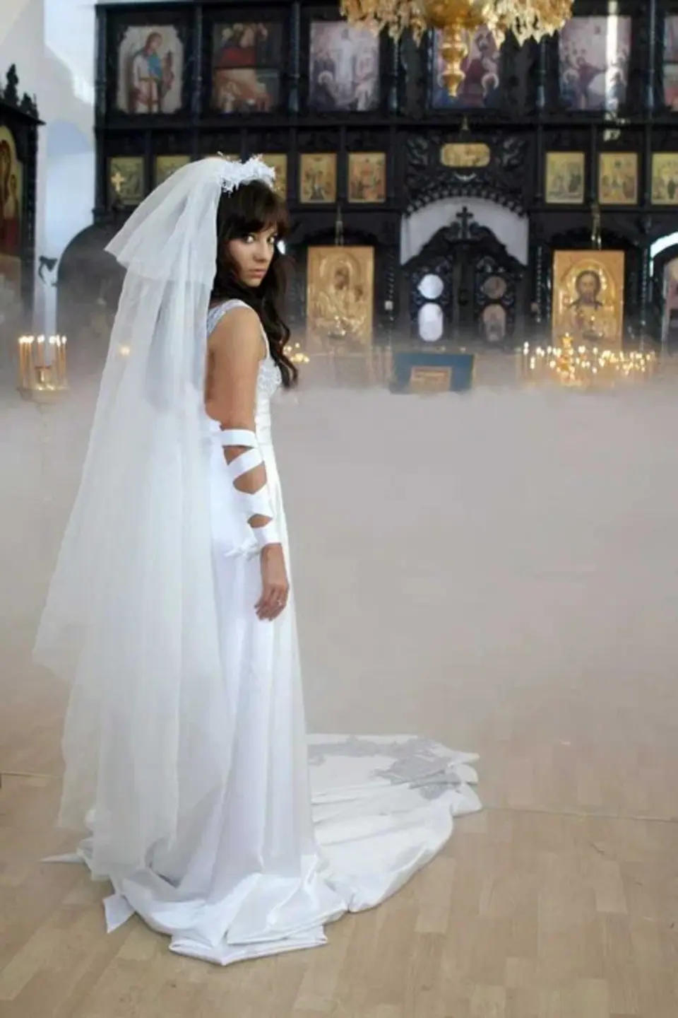 Свадебное платье в венецианском стиле