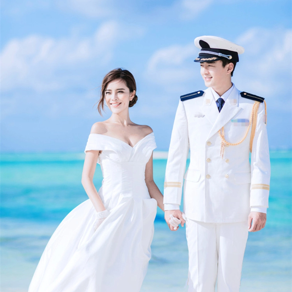 Свадебное платье морская тематика