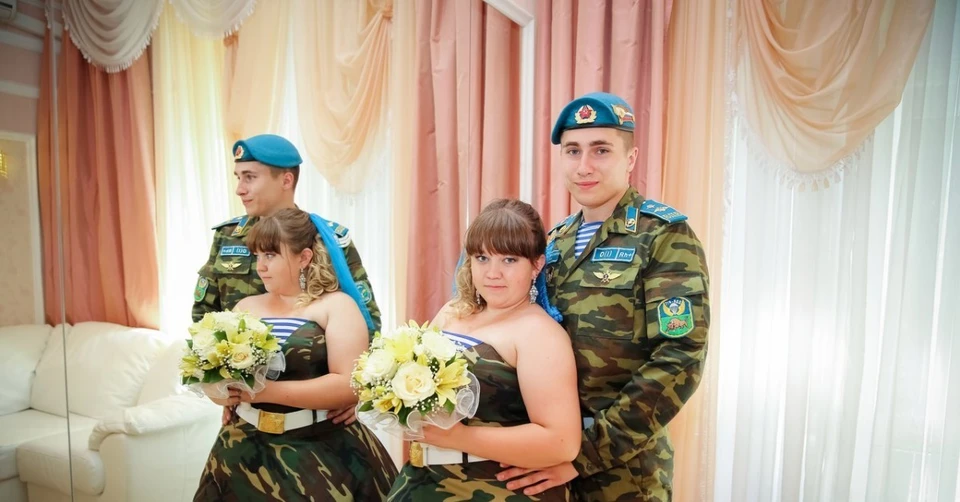 Свадьба в военной форме