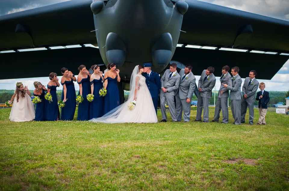 Свадьба в стиле самолет
