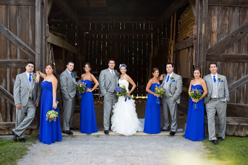Синий цвет свадьбы