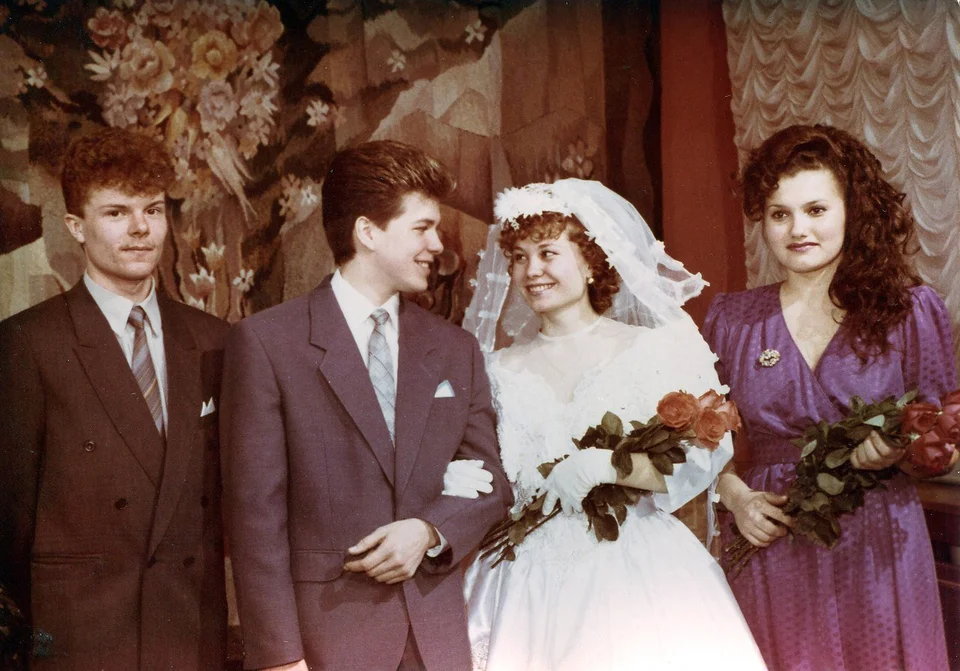 Свадебные платья 80 х годов