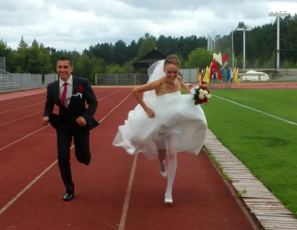 Свадьба в спортивном стиле
