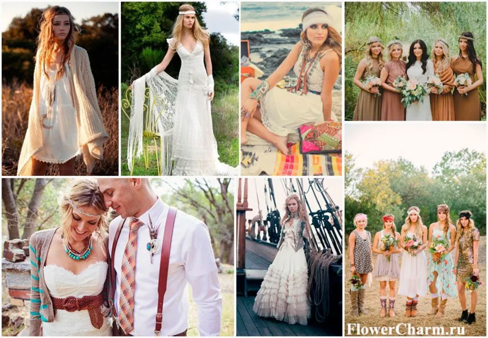 Стиль рустик свадьба одежда