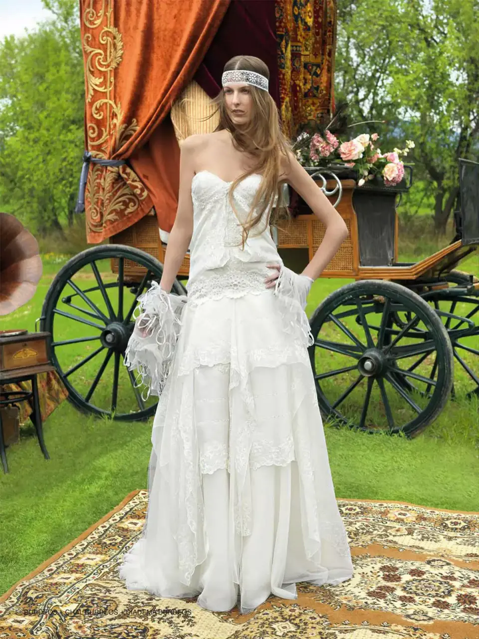 Свадебное платье в стиле кантри
