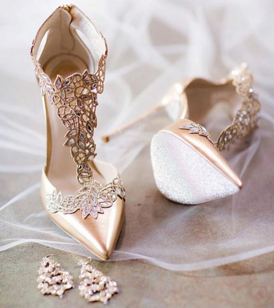 Самые красивые свадебные туфли